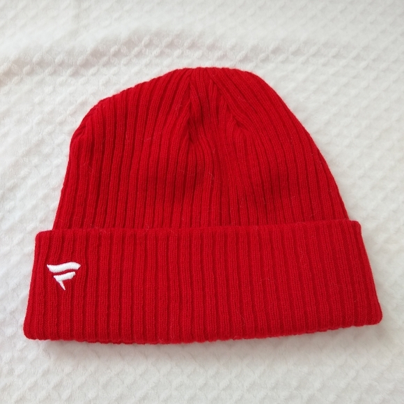 Men's Kansas City Chiefs New Era Fanatics Red Logo Cuffed Knit Hat Beanie - Picture 3 of 7